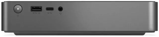 Alt view image 5 of 7 - Lenovo IdeaCentre Business Mini Desktop (similar to Nuc) (13th Gen Intel Core 7 240H, 32GB DDR5, 4TB PCIe PCIe SSD, Thunderbolt 4, WiFi 7, Bluetooth 5.4, RJ-45, HDMI, Win 11 Home) Luna Grey