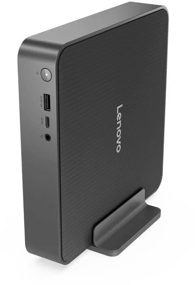 Alt view image 2 of 7 - Lenovo IdeaCentre Business Mini Desktop (similar to Nuc) (13th Gen Intel Core 7 240H, 32GB DDR5, 4TB PCIe PCIe SSD, Thunderbolt 4, WiFi 7, Bluetooth 5.4, RJ-45, HDMI, Win 11 Home) Luna Grey