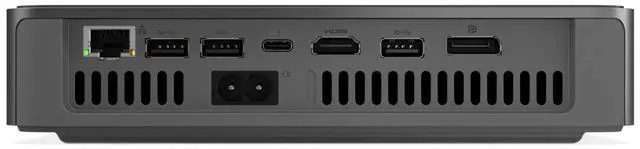 Alt view image 4 of 7 - Lenovo IdeaCentre Business Mini Desktop (similar to Nuc) (13th Gen Intel Core 7 240H, 32GB DDR5, 4TB PCIe PCIe SSD, Thunderbolt 4, WiFi 7, Bluetooth 5.4, RJ-45, HDMI, Win 11 Home) Luna Grey