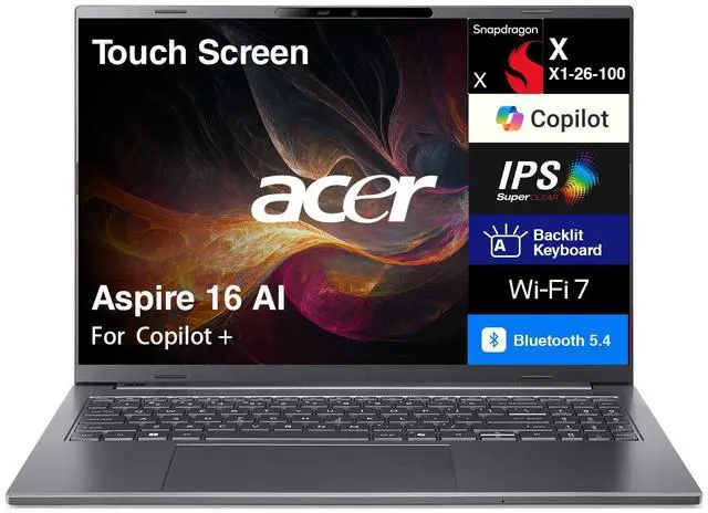 Acer Aspire 16 AI Copilot + Laptop 16.0