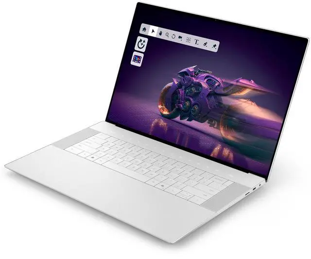 Alt view image 3 of 7 - Dell Premium DA16250 High Performance Professional Laptop 16.3" 4K (Intel Ultra 7-255H, 32GB LPDDR5X, 2TB PCIe SSD, GeForce RTX 5050, Win 11 Pro)