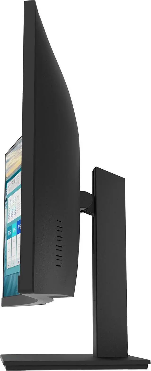 Alt view image 5 of 6 - HP 34" WQHD Monitor with 5ms Response Time, Anti-Glare, Flicker Free, 250 nits Brightness, VESA Mount (100 x 100 mm), Displayport, HDMI & Dockztorm USB Port Expander, Black Color 2 Pack