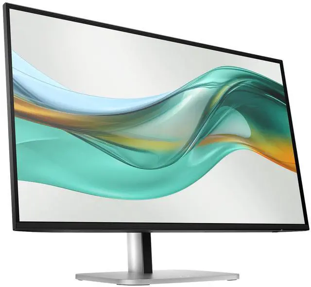 Alt view image 2 of 7 - HP Series 5 Pro 27" QHD IPS Monitor with 5ms Response Time, Anti Glare, Flicker Free, Tilt, Swivel, Pivot, VESA Mount (100mm), Displayport, HDMI & Dockztorm USB Port Expander, Black/Silver Color