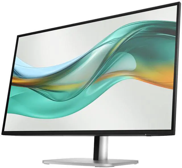 Alt view image 3 of 7 - HP Series 5 Pro 27" QHD IPS Monitor with 5ms Response Time, Anti Glare, Flicker Free, Tilt, Swivel, Pivot, VESA Mount (100mm), Displayport, HDMI & Dockztorm USB Port Expander, Black/Silver Color