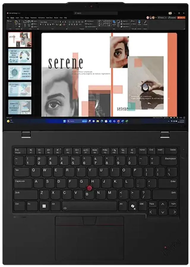 Alt view image 7 of 7 - Lenovo Thinkpad L14 Copilot + Laptop 14.0" Touchscreen IPS WUXGA Display (Intel Ultra 7 165U, 64GB DDR5, 4TB PCIe SSD, Intel Graphics, Backlit KB, Fingerprint, Win 11 Home) w/Dockztorm Wireless Mouse