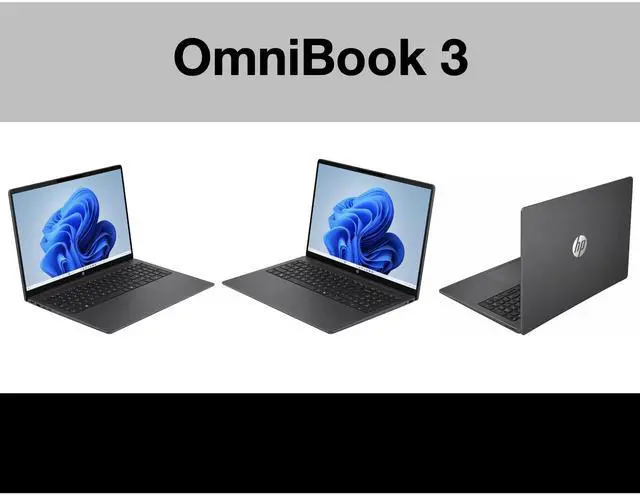 Alt view image 2 of 6 - HP OmniBook 3 ULTRA THIN & LIGHT Laptop 16.0" Touchscreen IPS WUXGA Display (Intel Ultra 5-225U, 32GB DDR5, 2TB PCIe SSD, Intel Graphics, WiFi 7, Webcam, Win 11 Pro) w/Dockztorm Wireless Mouse