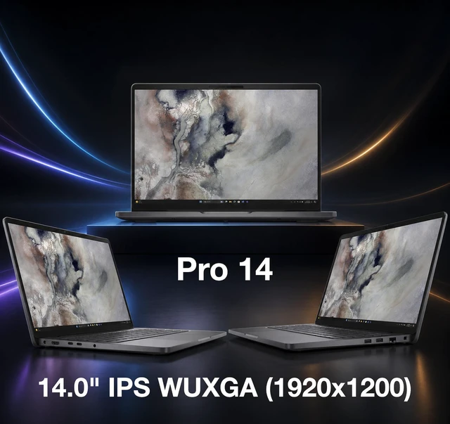 Alt view image 4 of 7 - Dell Pro 14 Business Laptop 14.0" IPS WUXGA Display (Intel Core 5 120U, 16GB DDR5, 1TB M.2 PCIe SSD, Intel Graphics, Backlit KB, Thunderbolt 4, WiFi 6E, Webcam, Win 11 Pro) w/Dockztorm Wireless Mouse