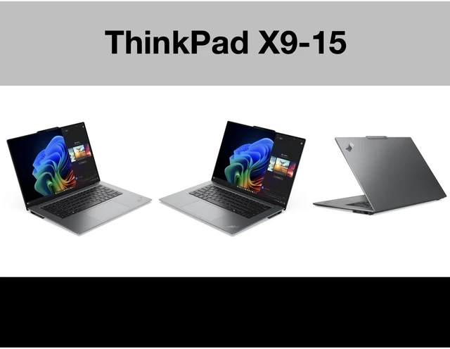 Alt view image 2 of 5 - Lenovo ThinkPad X9-15 Copilot + Laptop 15.3" Touchscreen OLED 2.8K Display (Intel Ultra 7-258V, 32GB LPDDR5X, 2TB M.2 PCIe SSD, Intel Arc 140V, Backlit KB, Win 11 Pro) w/Dockztorm Wireless Mouse