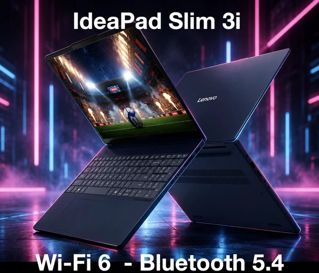 Alt view image 5 of 7 - Lenovo IdeaPad Slim 3i ULTRA THIN & LIGHT Laptop 15.3" Touchscreen IPS WUXGA Display (Intel Core 7 350, 32GB DDR5, 2TB M.2 PCIe SSD, Intel Graphics, WiFi 6, Win 11 Pro) w/Dockztorm Wireless Mouse