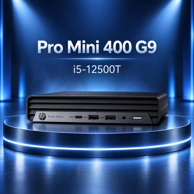 Alt view image 4 of 7 - HP Pro Mini 400 G9 Business Mini Desktop (Intel i5-12500T, Intel UHD 770, 64GB DDR4, 8TB PCIe SSD, WiFi 6E, Bluetooth 5.4, 90W PSU, RJ-45, 2 Display Port, Win 11 Pro) w/DKZ USB Port Expander