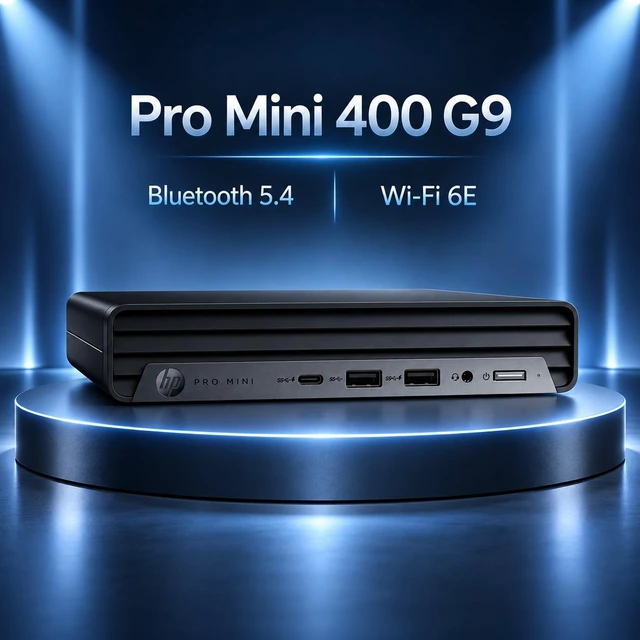 Alt view image 5 of 7 - HP Pro Mini 400 G9 Business Mini Desktop (Intel i5-12500T, Intel UHD 770, 64GB DDR4, 8TB PCIe SSD, WiFi 6E, Bluetooth 5.4, 90W PSU, RJ-45, 2 Display Port, Win 11 Pro) w/DKZ USB Port Expander