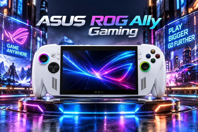 Alt view image 2 of 7 - ASUS ROG Xbox Ally Gaming Laptop 7" Touchscreen IPS FHD Display (AMD Ryzen Z2 A, 16GB LPDDR5, 2TB PCIe SSD, AMD Radeon, Fingerprint, WiFi 6E, Bluetooth 5.4, Win 11 Home) w/DKZ USB Port Expander