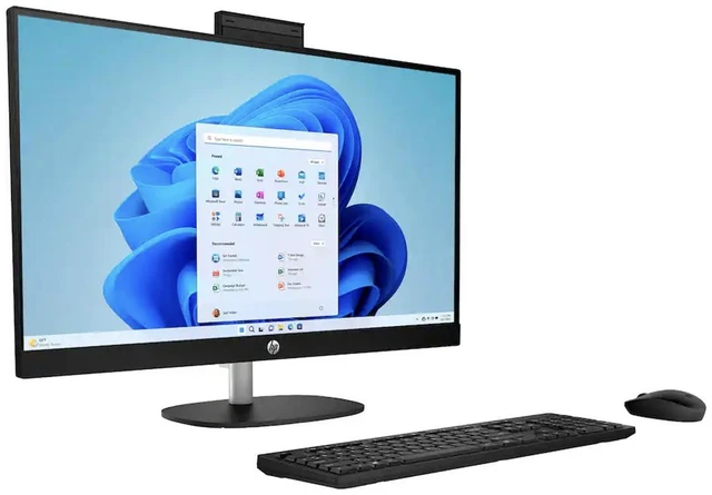 Alt view image 6 of 7 - HP 27 Business All-in-One 27" Touchscreen IPS FHD Display (AMD Ryzen 7 7730U, 16GB DDR4, 1TB PCIe SSD, AMD Radeon, WiFi 6, Webcam, Bluetooth 5.3, Win 11 Pro) (Renewed)