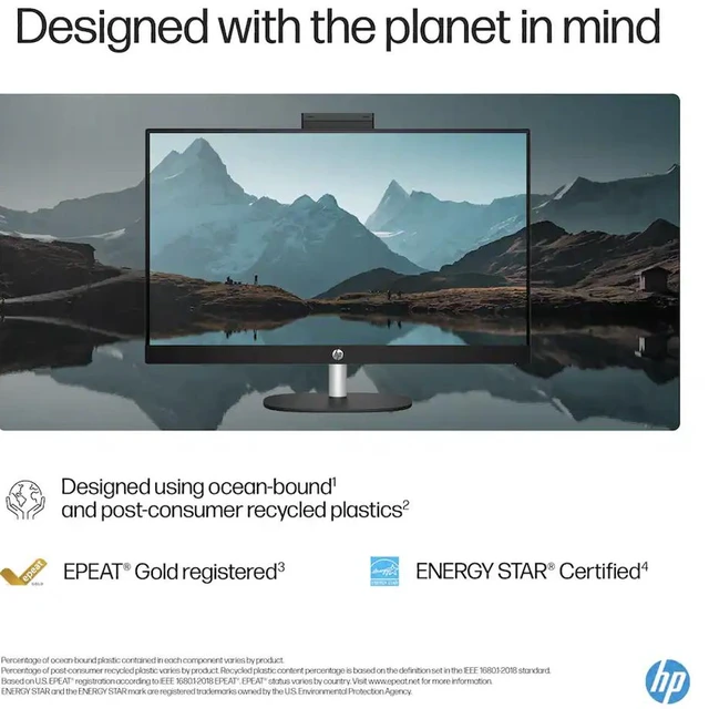 Alt view image 7 of 7 - HP 27 Business All-in-One 27" Touchscreen IPS FHD Display (AMD Ryzen 7 7730U, 16GB DDR4, 1TB PCIe SSD, AMD Radeon, WiFi 6, Webcam, Bluetooth 5.3, Win 11 Pro) (Renewed)