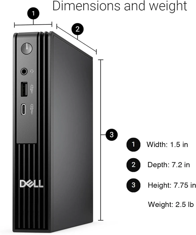 Alt view image 6 of 7 - Dell 24 AI Powered All-in-One 23.8" Touchscreen IPS FHD Display (Intel Core 7 150U, 16GB DDR5, 512GB SSD, Intel Graphics, WiFi 6E, Webcam, Bluetooth 5.4, Win 11 Home) (Renewed)