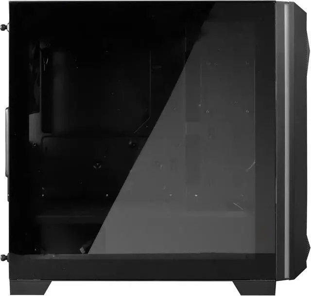 Alt view image 6 of 6 - Gamdias Athena M2 LITE ATX RGB Micro Tower Case, 2 Built-in 120mm Trio Rings ARGB Fans, Seamless Tempered Glass Window, Mesh Front Panel, Front Panel with Rainbow Color Streaming Lighting, Magnetic Du