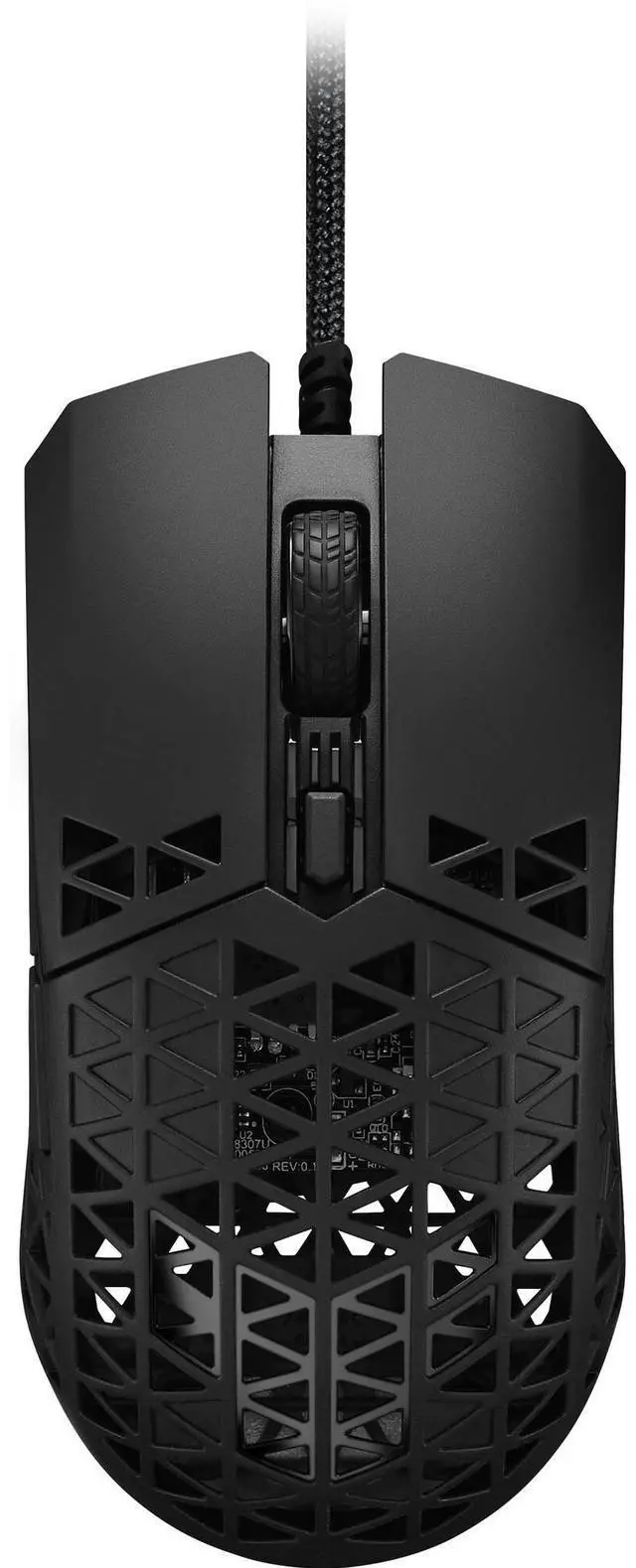 Alt view image 2 of 7 - ASUS TUF M4 Air Wired Gaming Mouse - P307, Durable and Ultralight Air Shell Design, 16,000 dpi Optical Sensor, Six Tactile programmable Buttons, IPX6 Water Resistance, Black Color