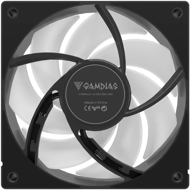 Alt view image 5 of 7 - GAMDIAS Velztorm AURA GL240 V2 240mm Black ARGB Liquid CPU Cooler, Dual PWM Fans, Copper Base, Intel & AMD Compatible, 30 ARGB Effects (Renewed)
