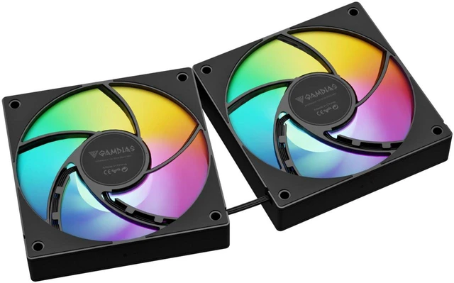 Alt view image 3 of 7 - GAMDIAS Velztorm AURA GL240 V2 240mm Black ARGB Liquid CPU Cooler, Dual PWM Fans, Copper Base, Intel & AMD Compatible, 30 ARGB Effects (Renewed)
