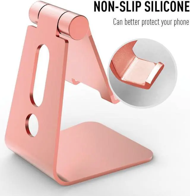 Alt view image 3 of 7 - Universal Aluminum Adjustable Holder Multi-Angle stand Dock for Mobile Phone Kindle Tablet