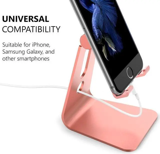 Alt view image 4 of 7 - Universal Aluminum Adjustable Holder Multi-Angle stand Dock for Mobile Phone Kindle Tablet
