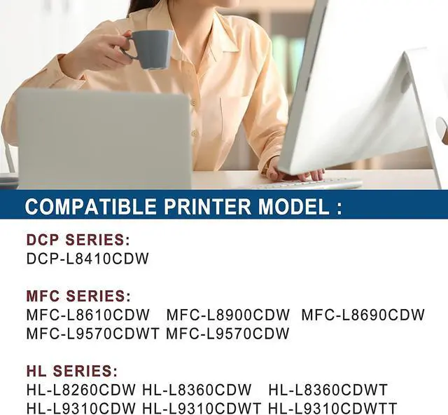 Alt view image 2 of 5 - 1-Pack Cyan TN433C TN-433C High Yield Toner Cartridge Compatible TN433 TN-433 Replacement for Brother HL-L9310CDWTT L9310CDWT L9310CDW L8360CDW DCP-L8410CDW MFC-L8900CDW L8610CDW L9570CDWT Printer.