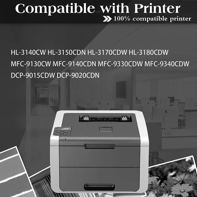 Alt view image 2 of 7 - Ennovor 2-Pack TN-221 TN221BK Black Toner Cartridge Replacement for Brother TN221 TN-221BK HL-3140CW HL-3170CDW MFC-9130CW MFC-9330CDW Printer TN2212PK
