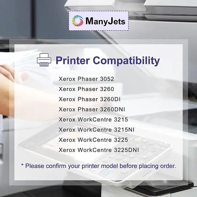 Alt view image 2 of 7 - Ennovor 106R02777 Compatible Black Toner Cartridge Replacement for Xerox WorkCentre 3215 3215NI 3225 3225DNI Phaser 3260 3260DI 3260DNI 3052 Printer Toner Cartridge (Black,4-Pack)