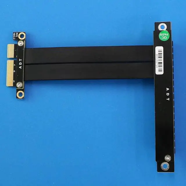 Alt view image 5 of 5 - ADT-LINK PCI Express PCIe 3.0 x4 to x16 Extension Cable 32G/BPS PCI-E 4X 16x GTX1080Ti Graphics SSD RAID Card Extender Conversion Cable (20CM)