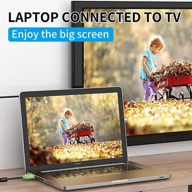 Alt view image 6 of 7 - XXONE 25ft VGA Cable - Male to Male, 15 Pin Gold-Plated Connectors, 1080P HD - Compatible with Computer, Laptop, Monitor, Projector, Gaming, HDTV, DVD (Black)