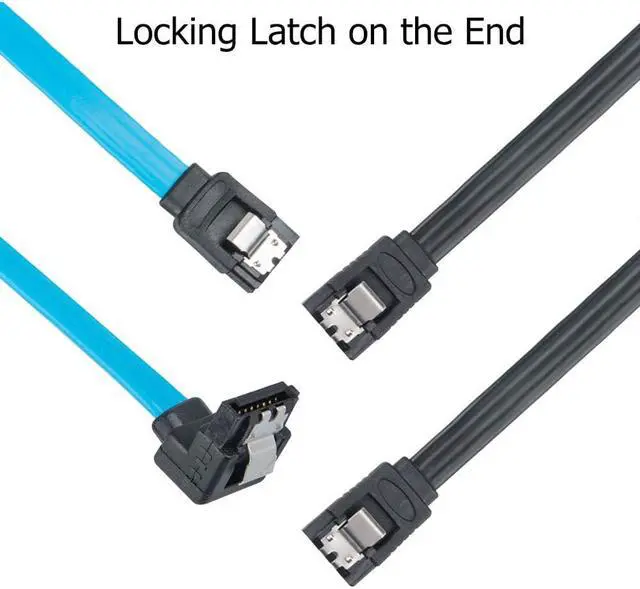 Alt view image 5 of 7 - findTop Set of 6, SATA Power Splitter Cord and SATA III Cable 6.0 Gbps, Straight and 90 Degree SATA 3.0 Cable, SATA 15 Pin Male to 2xSATA 15 Pin Power Splitter Cable