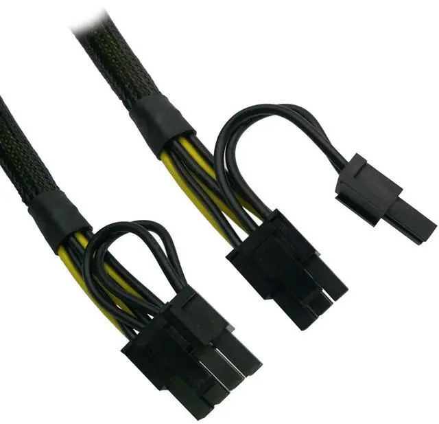 Alt view image 3 of 6 - GPU Power Cable for HP DL580 DL585 DL980 G7 Server, 10 Pin to Dual PCI-E 8 Pin(6+2) Power Adapter Splitter 25-in(63.5cm)