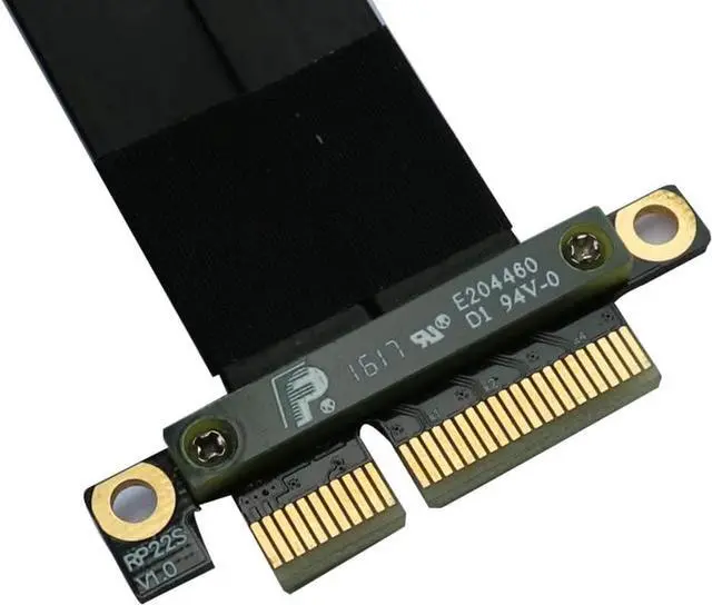 Alt view image 4 of 5 - ADT-Link R44SF / R24SF M.2 NVMe SSD Extension Cable Solid State Drive Riser Card Support M2 to PCI Express 3.0 X4 PCIE Full Speed 36G/BPS(R24SF 40CM)