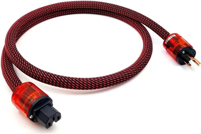 Main image of WAudio Hi-End Hifi Audio AC Power Cable Power Cord US Plug - 3.3FT (1M)