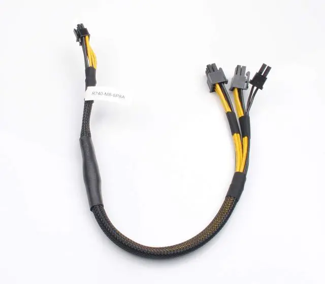 Main image of Heretom Mini 8 Pin to 6 Pin and 8 Pins GPU Power Cable Riser to GPGPU 0TR5TP TR5TP for D-ELL R740 R740xd - OEM