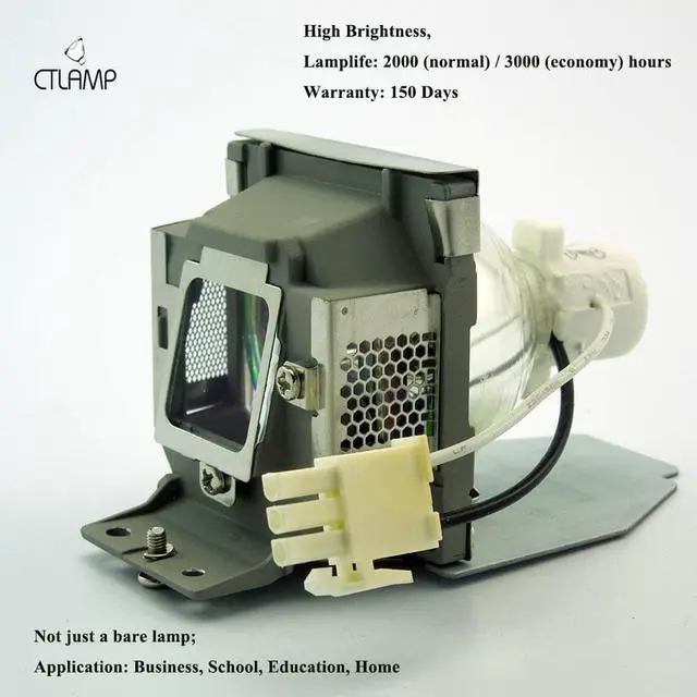 Alt view image 2 of 6 - Replacement RLC-055 Lamp with Housing for Viewsonic Models: PJD5122 / PJD5152 / PJD5211 / PJD5221 / PJD5352