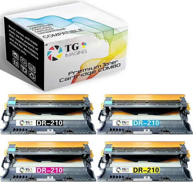 Main image of Ennovor TG Imaging (4 Pack, Drum Only) Compatible DR210 DR210CL Imaging Drum Unit DR-210 B+CYM for HL-3040CN HL-3045CN HL-3070CW MFC-9010CN MFC-9120CN MFC-9320CN MFC-9325CW Printer