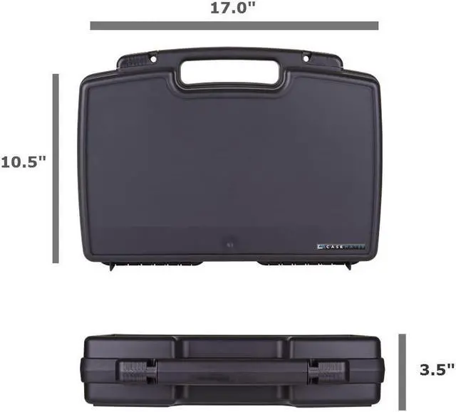 Alt view image 7 of 7 - CASEMATIX Travel Case Compatible with Epson WF-100 and WF-110 Wireless Mobile Printer, Ink Cartridges, Power Adapter, Cables
