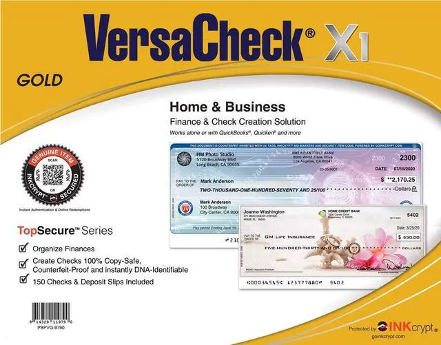 Alt view image 6 of 7 - VersaCheck 67 MICR Ink Check Printer Conversion Kit, MICR Black