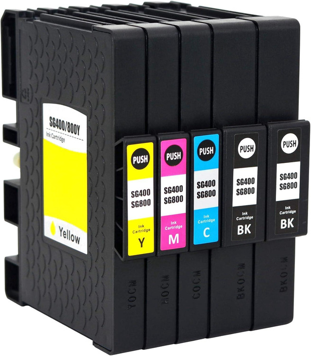 Sublimation Ink Cartridges For Sawgrass SG400/SG800 Printers - 4 Color Set