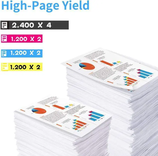 Alt view image 2 of 6 - LC20E XXL Ink Cartridge Super High Yield LC20EBK LC20EM LC20EC LC20EY Replacement for Brother MFC-J985DW J5920DW J775DW J985DWXL Printer (4BK 2C 2M 2Y, 10 Pack)