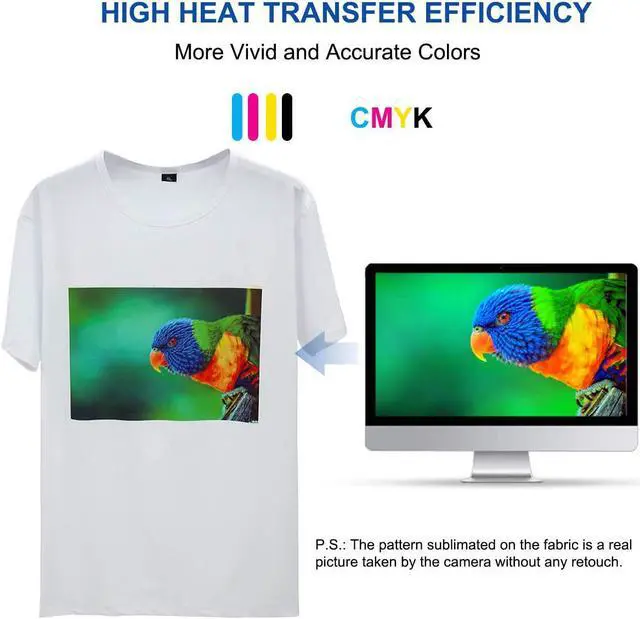 Alt view image 2 of 7 - CoYlBod Sublimation Ink Heat Transfer Printer Ink Compatible with Sawgrass Virtuoso SG400 SG500 SG800 SG1000 SG400NA SG800NA RICOH SG3110 SG2100N SG3100 SG3100SF for Refillable Cartridges or CISS