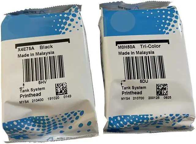 Main image of A Set (Black & Tri-Color) GT53 Print Head X4E75A M0H50AA for Printers 515 514 517 532 617 for Tank 508 510 511 518 519 531 538 610 618 Printer Head