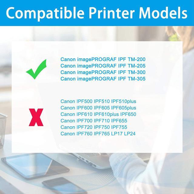 LCL Compatible Ink Cartridge Pigment Replacement for Canon PFI120