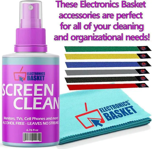 Alt view image 2 of 7 - Dell WD19S 130W Computer Docking Station (USB, USB-C, DisplayPort, HDMI, Ethernet Ports) 1-Pack Bundle with Deluxe LCD Screen Cleaning Kit and (6) Electronics Basket Cable Ties