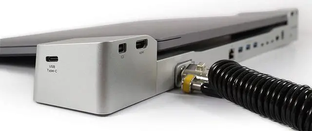 Alt view image 3 of 5 - LandingZone 18-Port Docking Station for The 15-inch MacBook Pro with Touch Bar and 4 USB-C Ports [MacBook Model A1707 & A1990 Released 2016-2019] (140W Power Adapter & Four External Display Support)