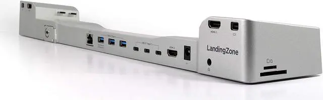 Alt view image 5 of 5 - LandingZone 18-Port Docking Station for The 15-inch MacBook Pro with Touch Bar and 4 USB-C Ports [MacBook Model A1707 & A1990 Released 2016-2019] (140W Power Adapter & Four External Display Support)