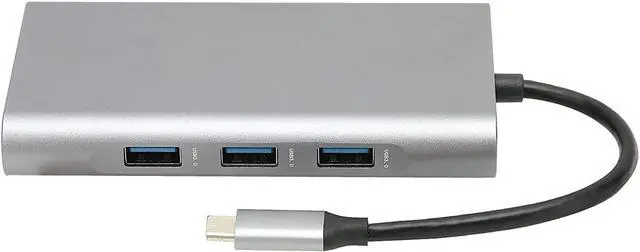 Alt view image 6 of 7 - USBC Hub Expansion Dock, Stable Performance Protable 10 In1 HighDefinition Docking Hub for Students for Transfer Data