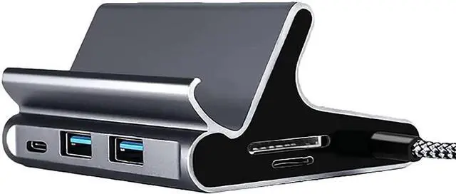 Main image of SHYPT Type C HUB Docking Station USB-C to HDMI Dock Power Adapter Vertical Base with Bracket