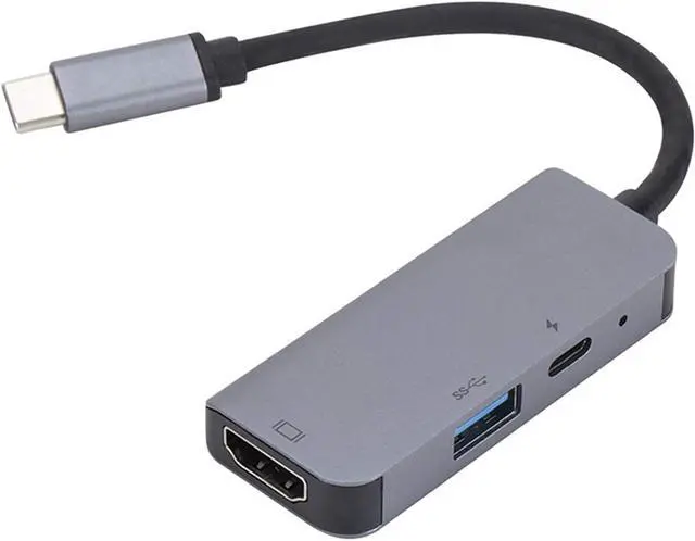 Main image of CRFYJ Laptop Docking Station Power Adapter Aluminum Alloy USB 3.1 Type-C HUB 4K HDMI-Compatible 87W USB-C USB3.0 Adapter for Laptop PC